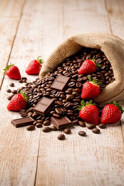 Epres tejszínes csokoládé kávé