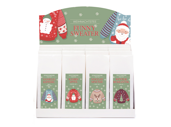 ✨ Ünnepi „Sweater” Display – 16×100 g tiszta téli kényeztetés 🎁🧣