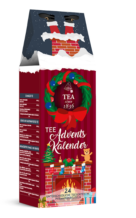 Tea Adventi Naptár Kémény, Classic, Karácsony varázsa