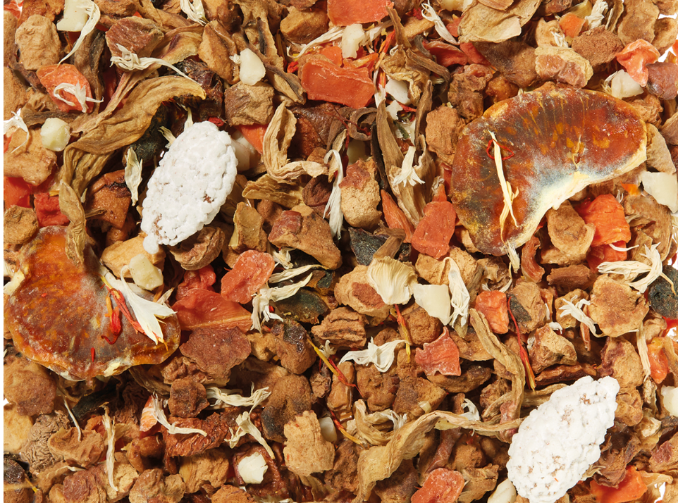 Mandarinos vaníliás keksz tea