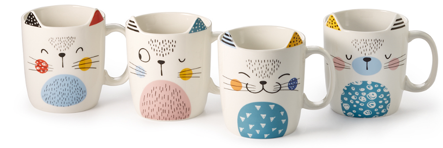 "Nyisd ki a füled" cicás bögre