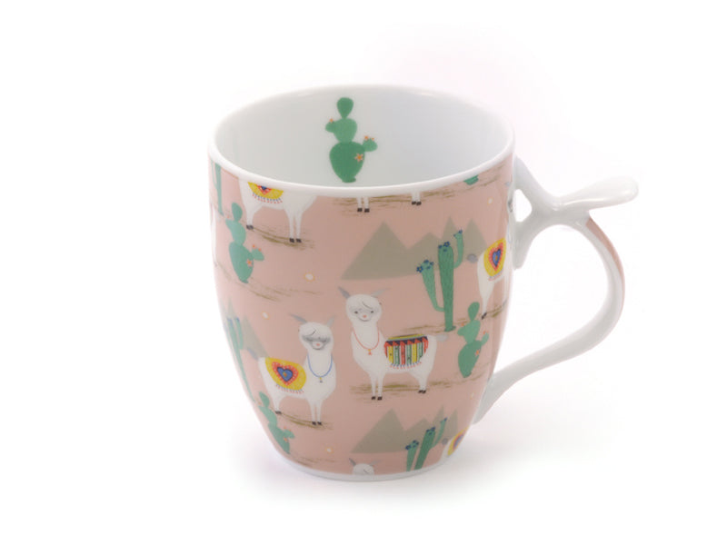 Láma motívumos bögre