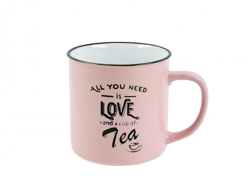 Bögre Tea púder színben 400ml