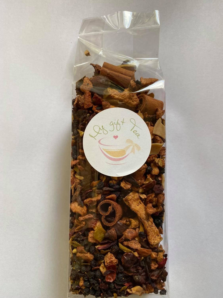 Fahéjas sült alma tea