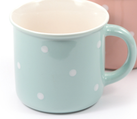 Pöttyös bögre 0.33 púder