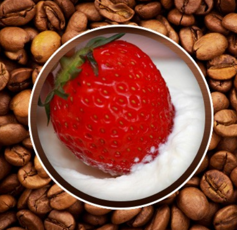 Epres tejszínes csokoládé kávé