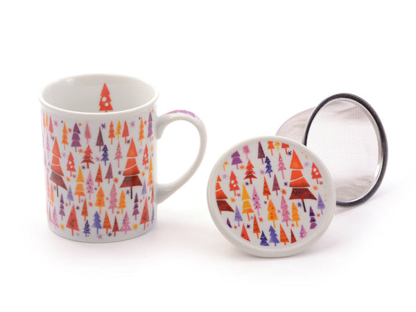 Cha Cult porcelán három részes szűrős bögre