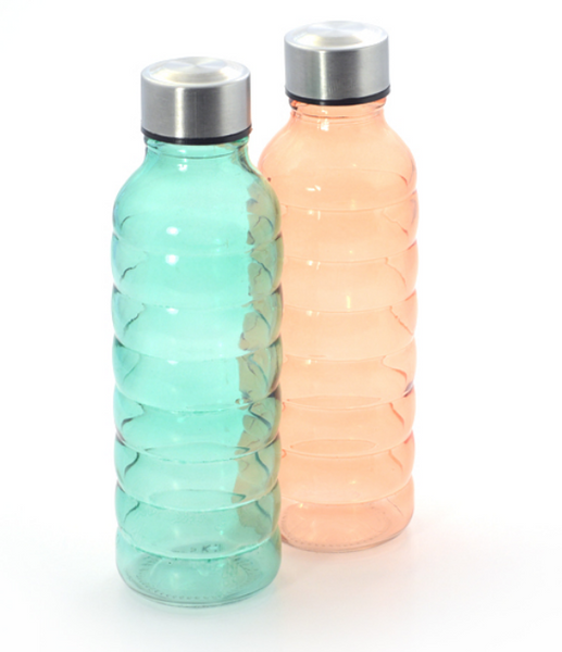 Üveg palack szettben 2 db