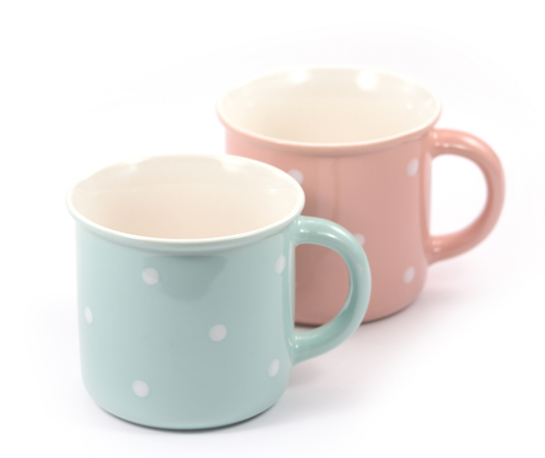 Pöttyös bögre 0.33 púder