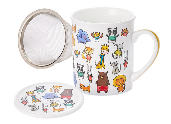 Sok állatkás 3 részes bögre Cha Cult